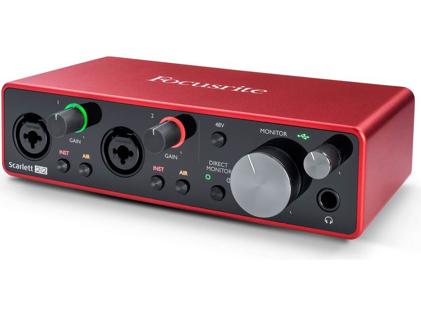 Focusrite Scarlett 2i2 (3rd Generation) USB 2.0 (Type-C) audio