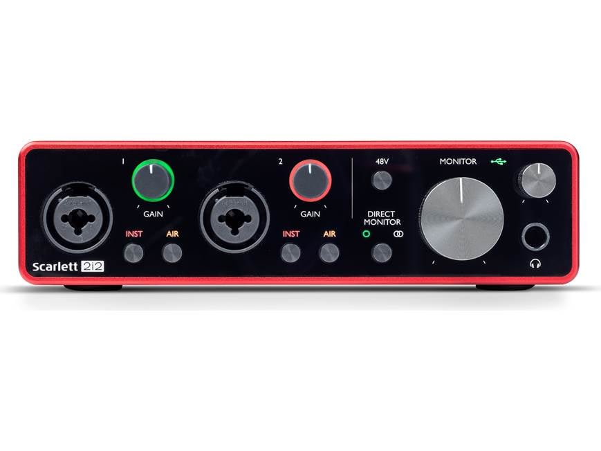 Focusrite Scarlett 2i2 (3rd Generation) USB 2.0 (Type-C) audio