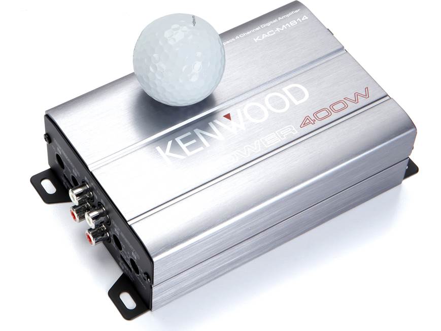Kenwood KAC-M1814 Compact 4-channel amplifier — 45 watts RMS x 4 Kenwood KAC-M1814 Compact 4-channel amplifier — 45 watts RMS x 4