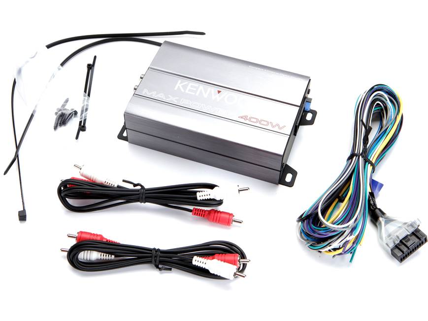 Kenwood KAC-M1814 Compact 4-channel amplifier — 45 watts RMS x 4