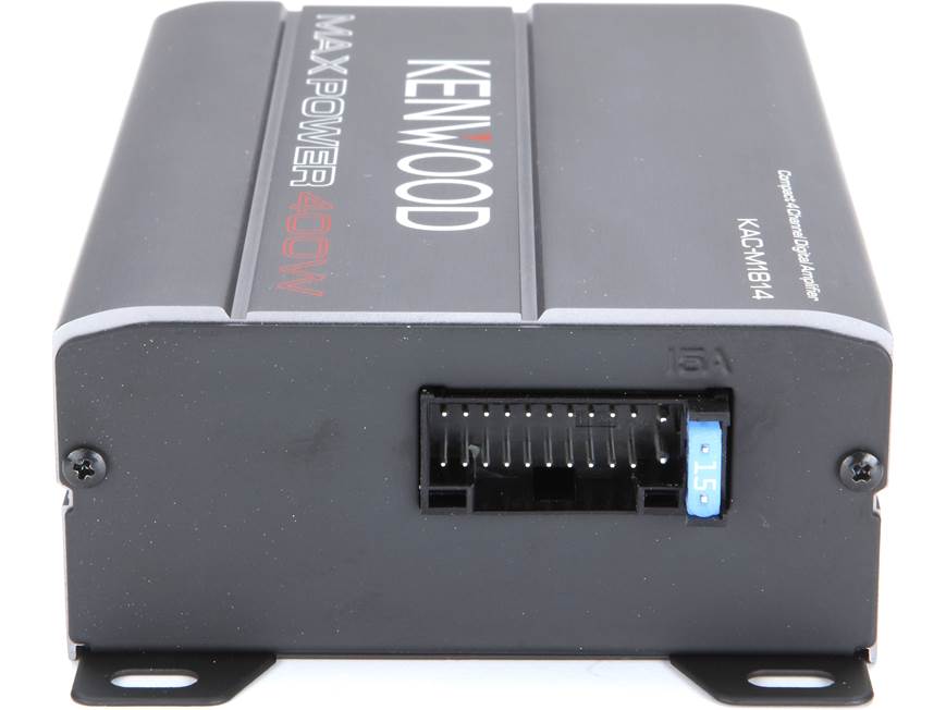 Kenwood KAC-M1814 Compact 4-channel amplifier — 45 watts RMS x 4