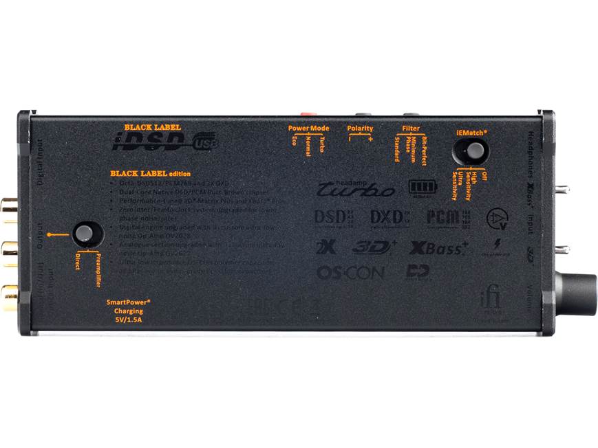 iFi Audio micro iDSD Black Label Desktop/portable USB DAC/preamp