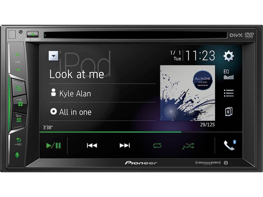 Pioneer AVH-1550NEX DVD receiver at Crutchfield