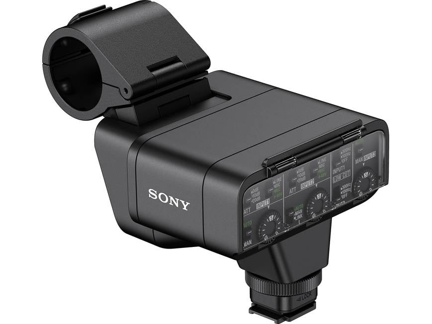 Sony XLR-K3M XLR audio adapter kit with shotgun microphone for