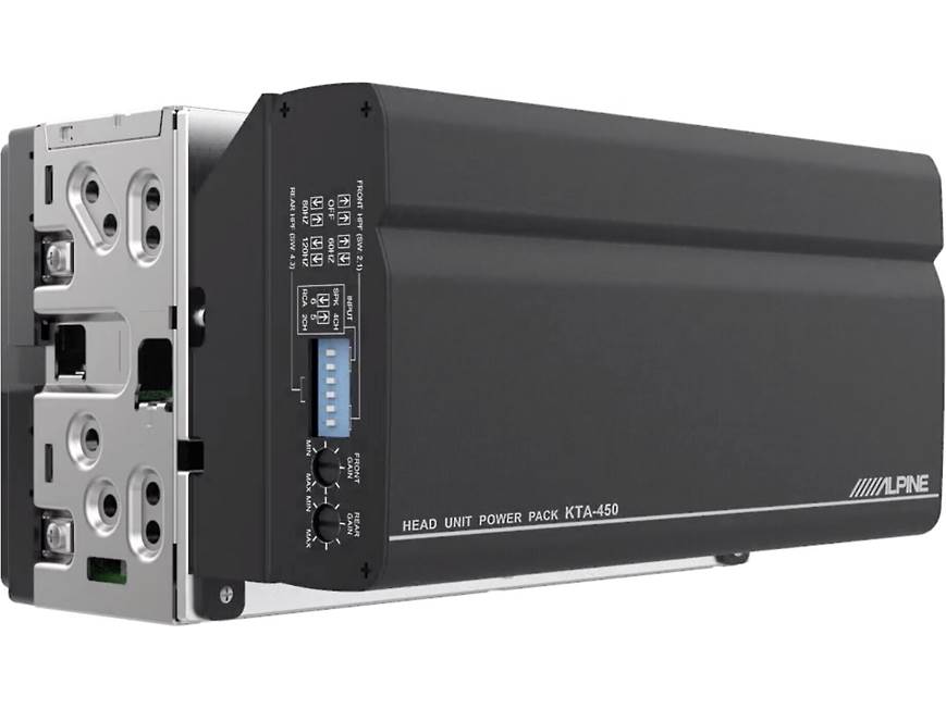 Alpine iLX-W650 and 4-channel Amp Package Includes iLX-W650