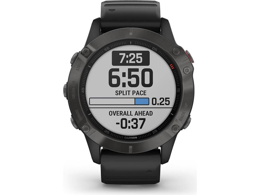 Garmin フェニックス6 Sapphire Garmin fenix 6 Sapphire (Carbon gray DLC bezel, black band) GPS