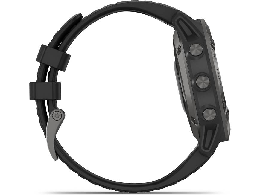 Garmin fenix 6 Sapphire (Carbon gray DLC bezel, black band) GPS
