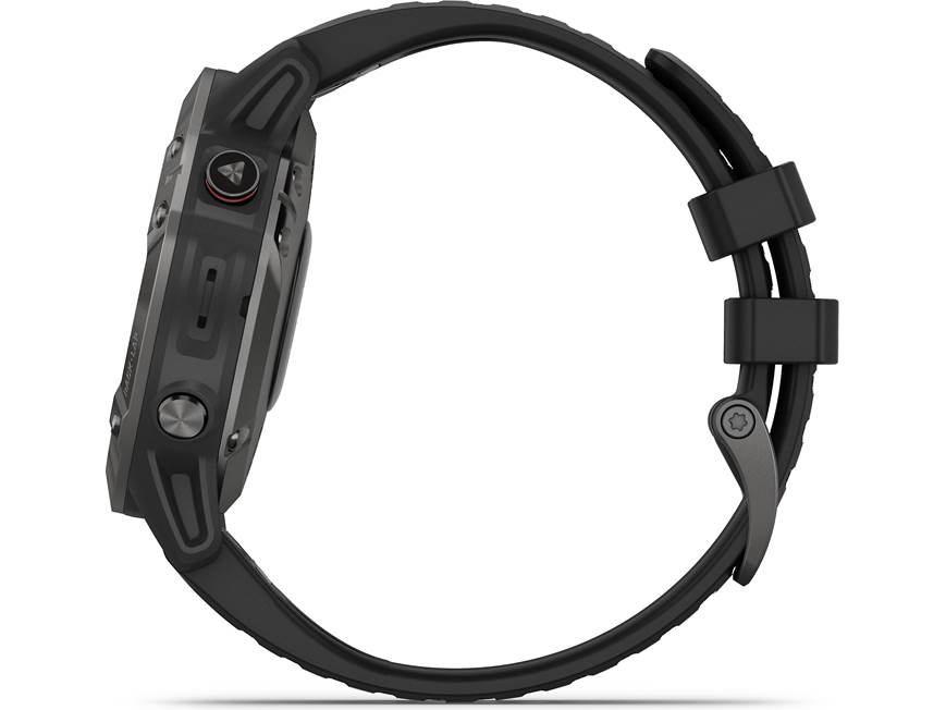 Garmin fenix 6 Sapphire (Carbon gray DLC bezel, black band) GPS