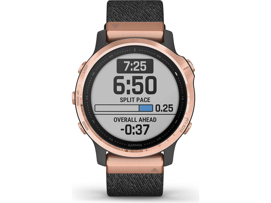 Garmin fenix 6S Sapphire (Rose gold-tone bezel, heathered red