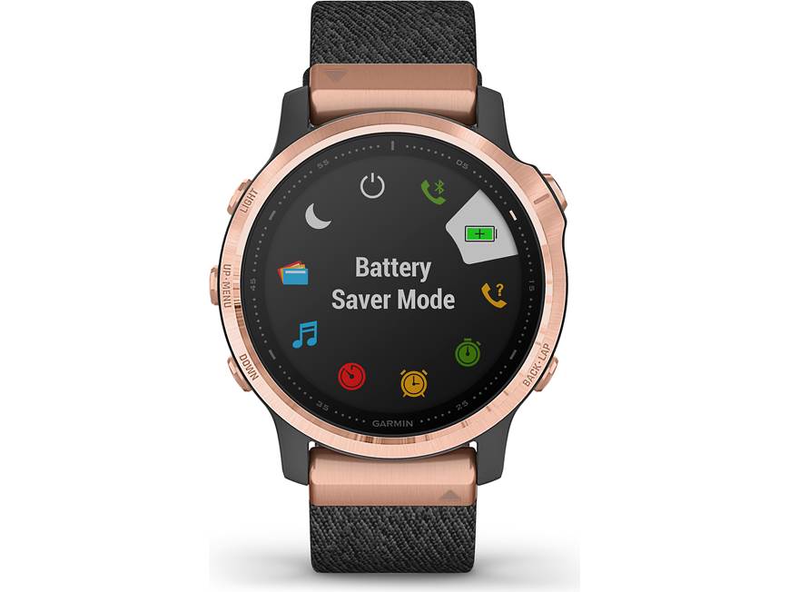 Garmin fenix 6S Sapphire (Rose gold-tone bezel, heathered red