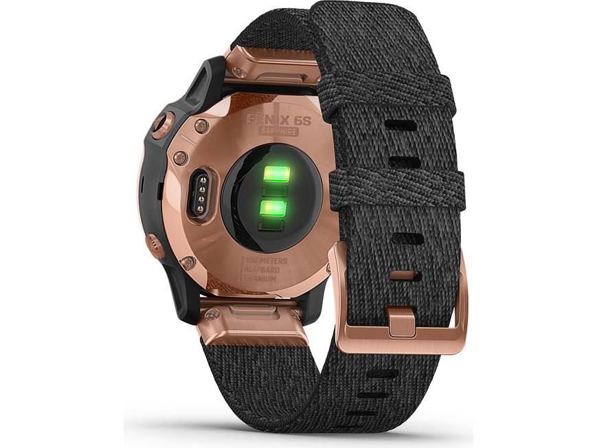 Garmin fenix 6S Sapphire (Rose gold-tone bezel, heathered red