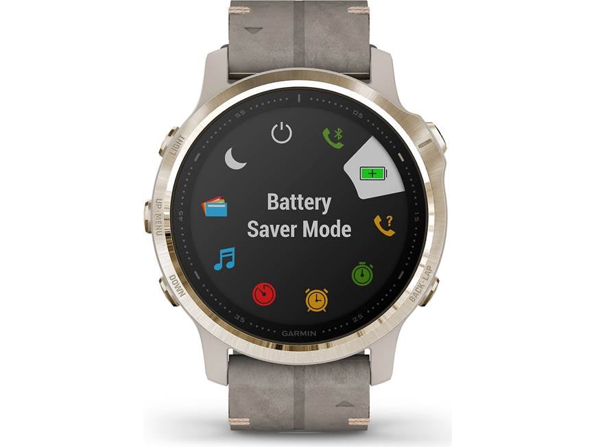 Garmin fenix 6S Sapphire (Light gold-tone bezel, shale gray band