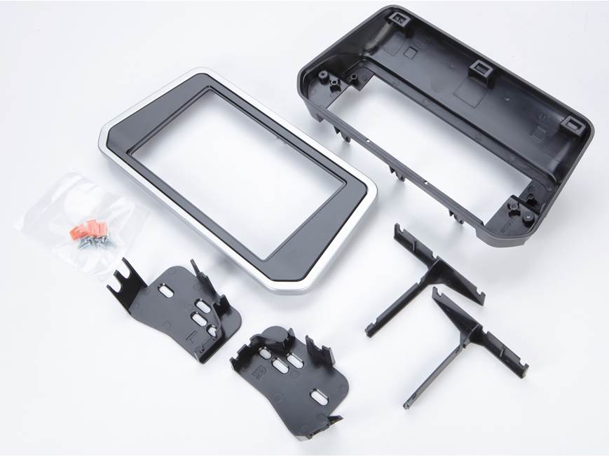 まてぃ Metra 95-7637 Dash Kit (Black/silver) Fits 2019-up Nissan Altima