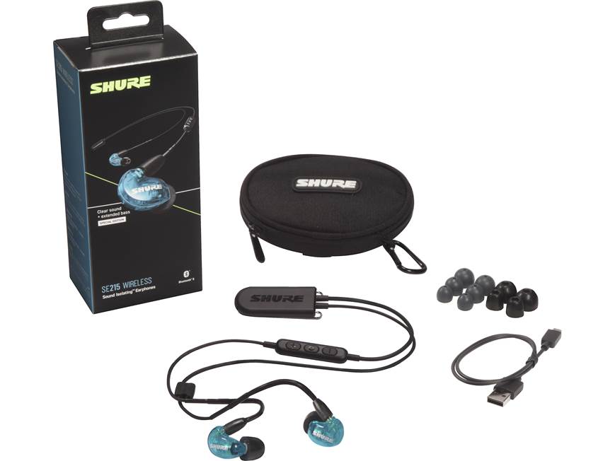 BLITZ 2 、SHURE SE215セット Shure SE215SPE-BT2 Special Edition (with extended bass) (Blue