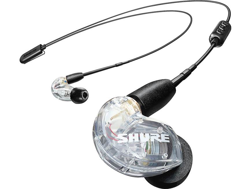 Shure SE215-BT2 (Clear) Sound Isolating™ earphones with wireless