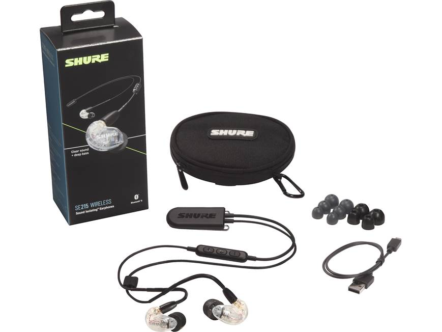 BLITZ 2 、SHURE SE215セット Shure SE215-BT2 (Clear) Sound Isolating™ earphones with wireless