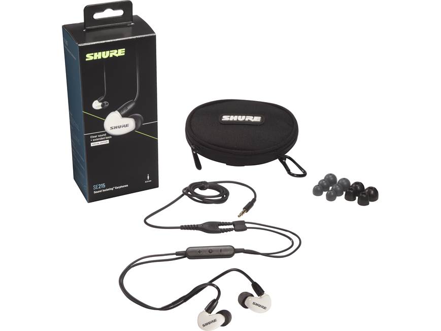 Shure SE215SPE-UNI Special Edition (with extended bass) (White