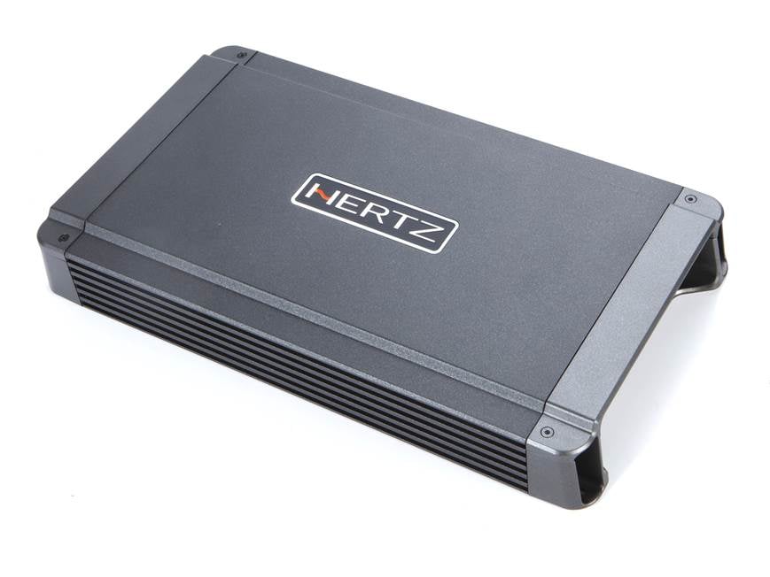 Hertz HCP 5D 5-channel car amplifier — 50 watts RMS x 4 at 4 ohms