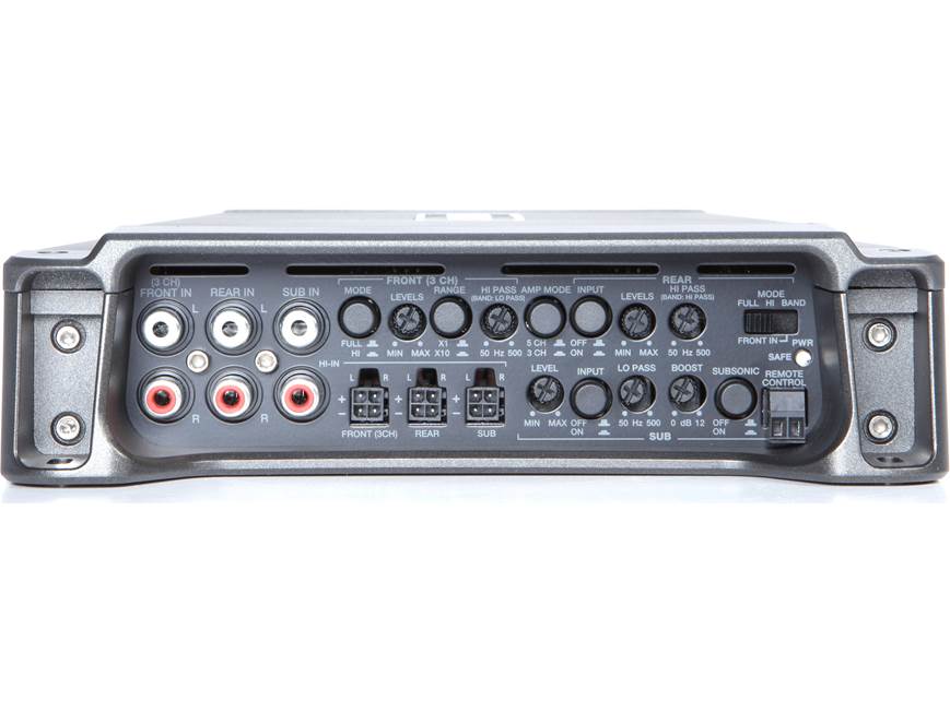 Hertz HCP 5D 5-channel car amplifier — 50 watts RMS x 4 at 4 ohms