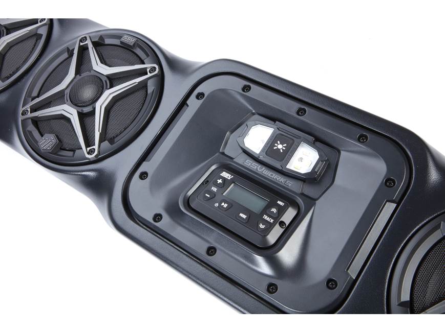 SSV Works 170-WP3-UO4SA Weatherproof 4-speaker soundbar — designed