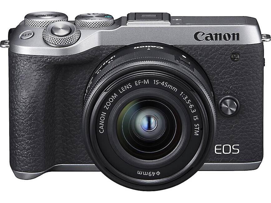 Canon EOS M6 II Kit (Silver) 32.5-megapixel mirrorless camera with