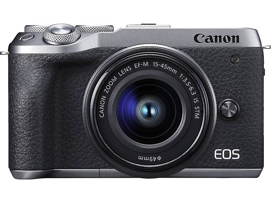 Canon EOS M6 II Kit (Silver) 32.5-megapixel mirrorless camera with