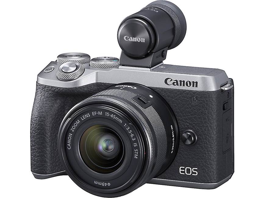 Canon EOS M6 II Kit (Silver) 32.5-megapixel mirrorless camera with