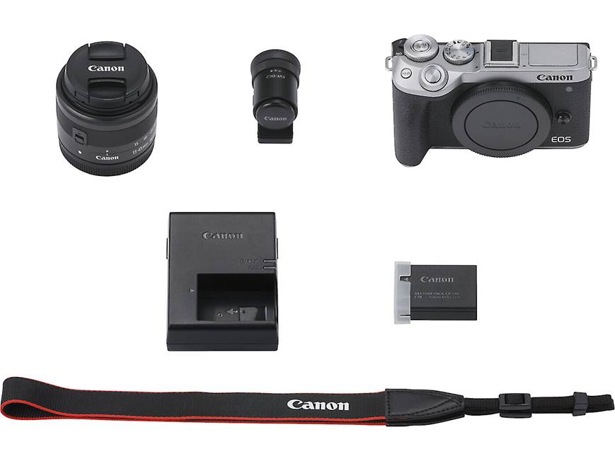 Canon EOS M6 II Kit (Silver) 32.5-megapixel mirrorless camera with