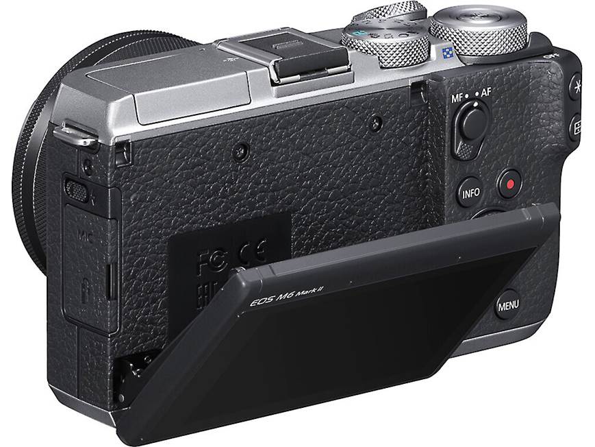Canon EOS M6 II Kit (Silver) 32.5-megapixel mirrorless camera with