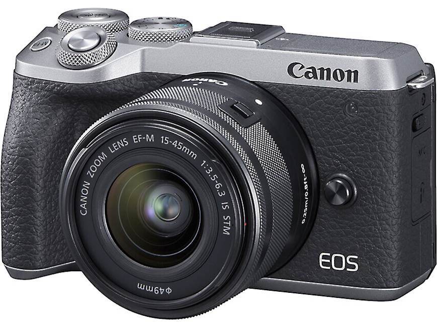 Canon EOS M6 II Kit (Silver) 32.5-megapixel mirrorless camera with