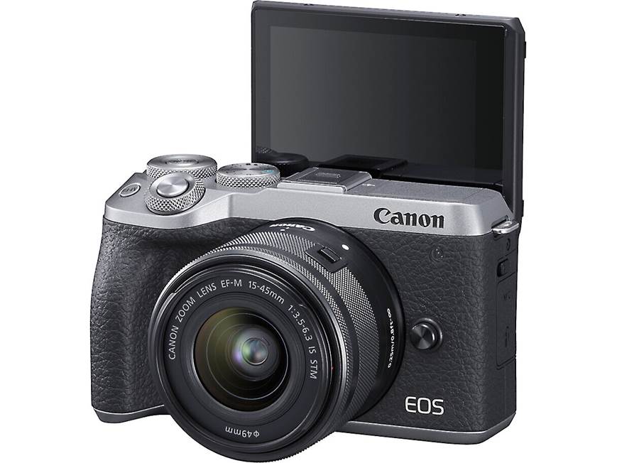 Canon EOS M6 II Kit (Silver) 32.5-megapixel mirrorless camera with