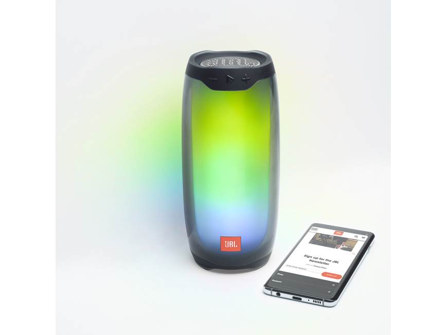 JBL Pulse 4 (Black) Portable Bluetooth® speaker (Black) at Crutchfield