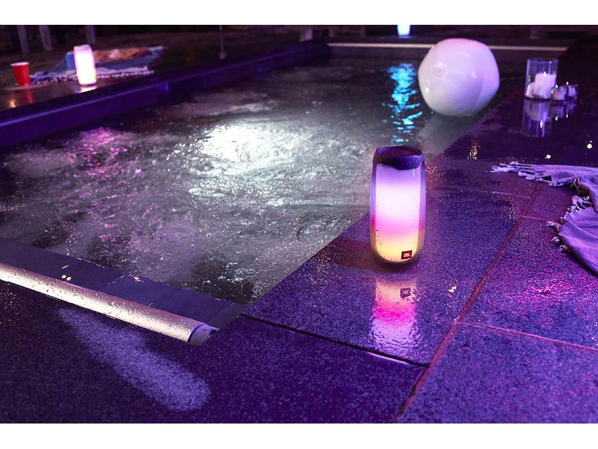 JBL Pulse 4 (Black) Portable Bluetooth® speaker (Black) at Crutchfield