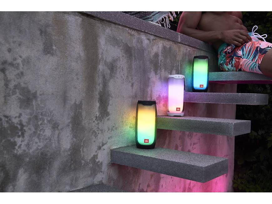 JBL Pulse 4 (Black) Portable Bluetooth® speaker (Black) at Crutchfield