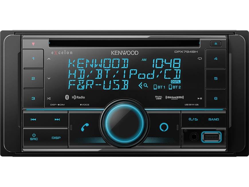 Kenwood Excelon DPX794BH CD receiver at Crutchfield