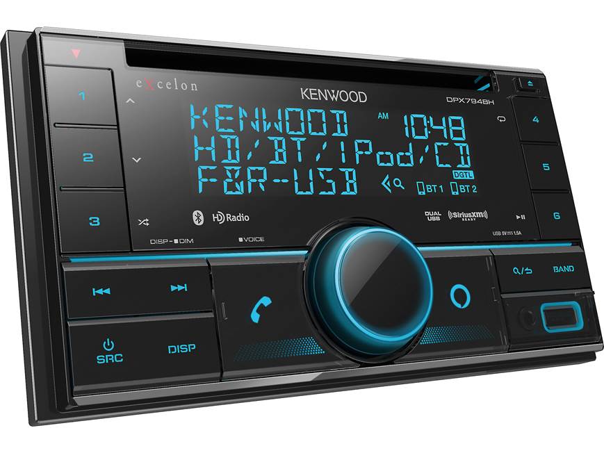 Kenwood Excelon DPX794BH CD receiver at Crutchfield