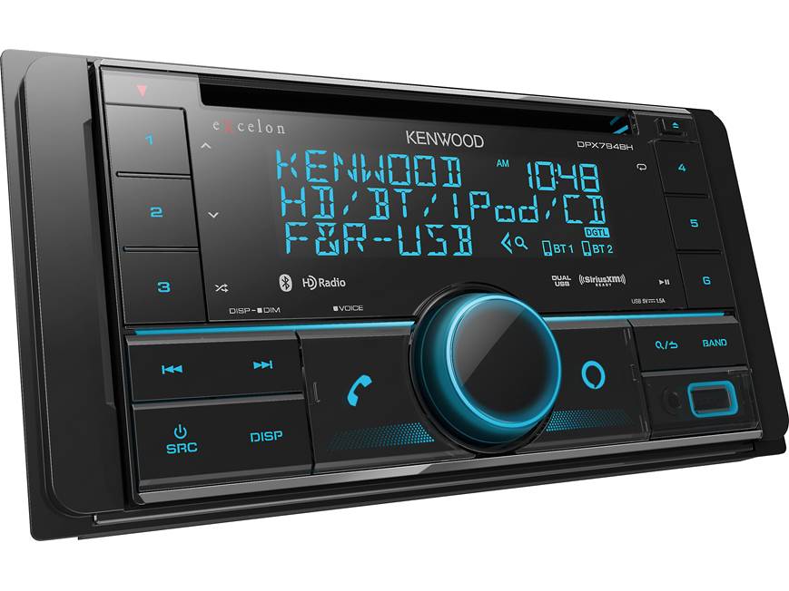 Kenwood Excelon DPX794BH CD receiver at Crutchfield