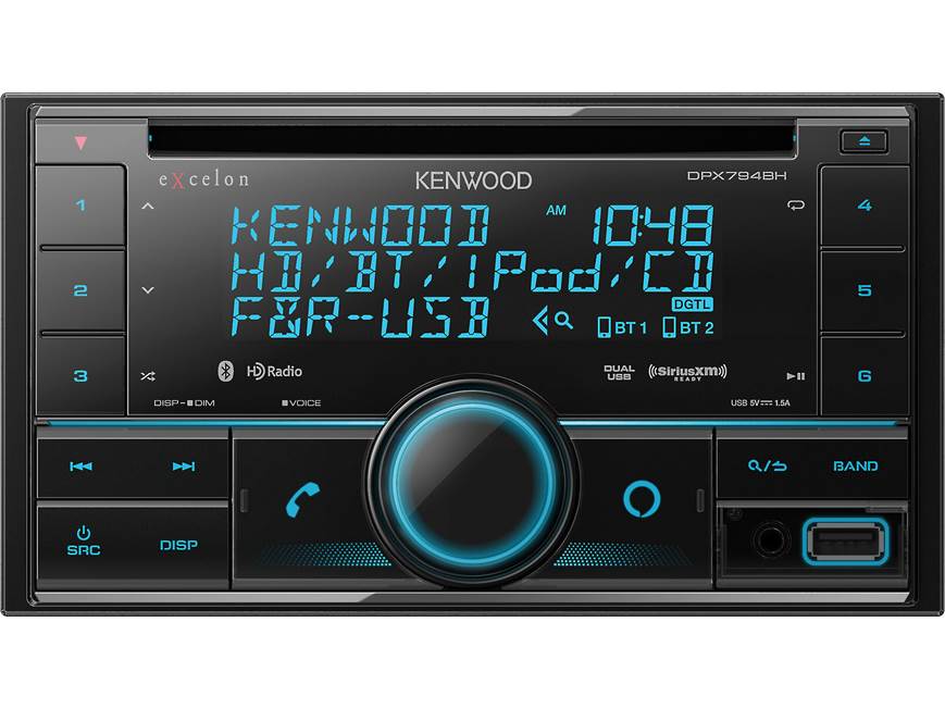 Kenwood Excelon DPX794BH CD receiver at Crutchfield
