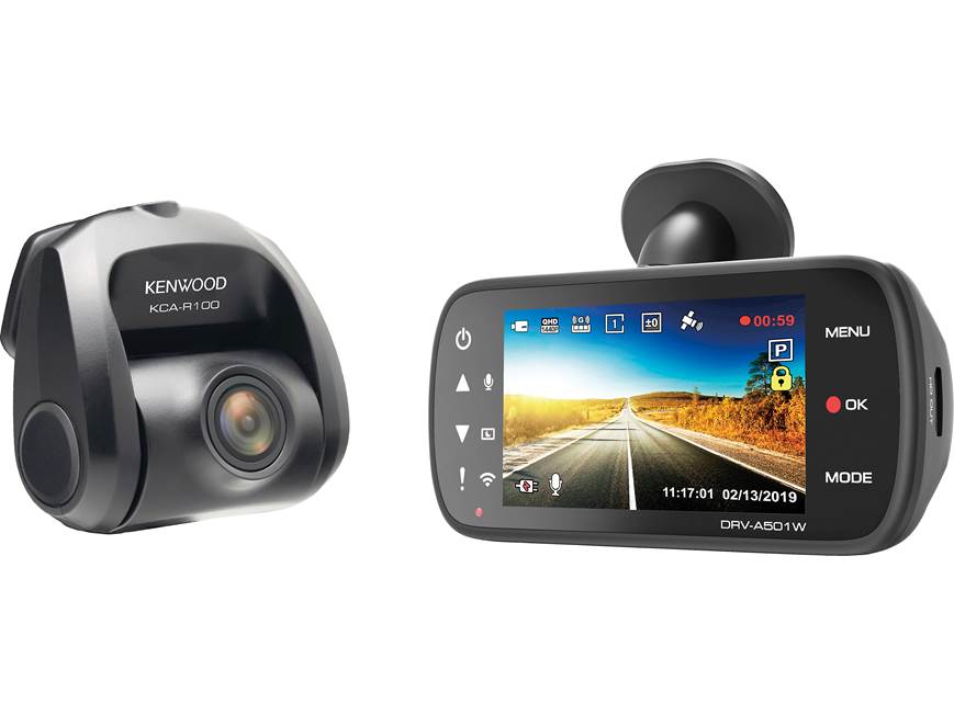 Kenwood DRV-A501WDP HD dash cam with 3