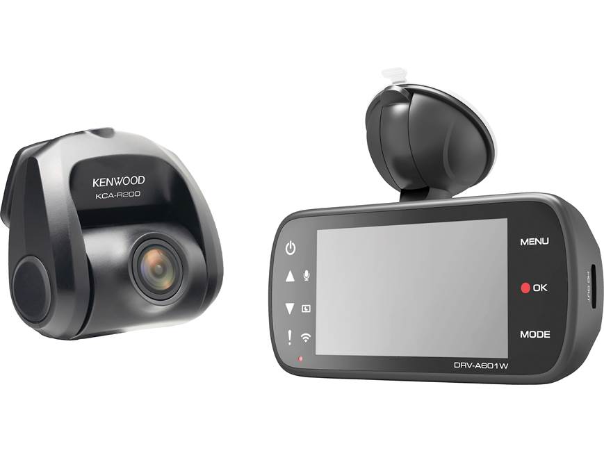 Kenwood DRV-A601WDP 4K Ultra HD dash cam with 3