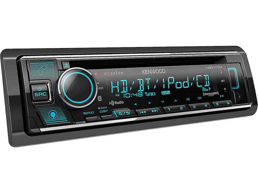 Kenwood Excelon KDC-X704 CD receiver at Crutchfield