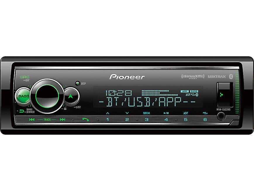 Pioneer MVH-S522BS Digital media receiver at Crutchfield