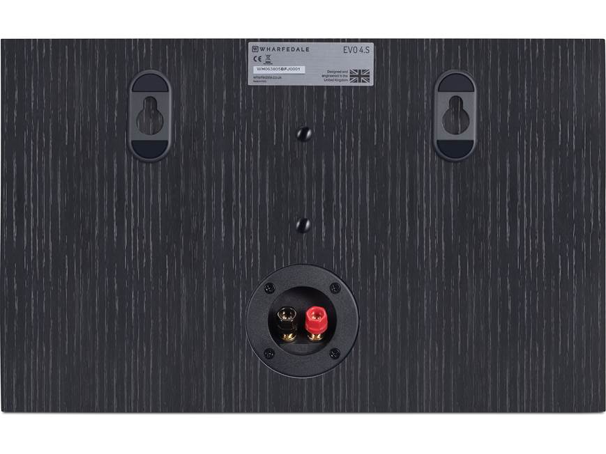 Wharfedale EVO4.S (Black) Surround speakers (Black) at Crutchfield
