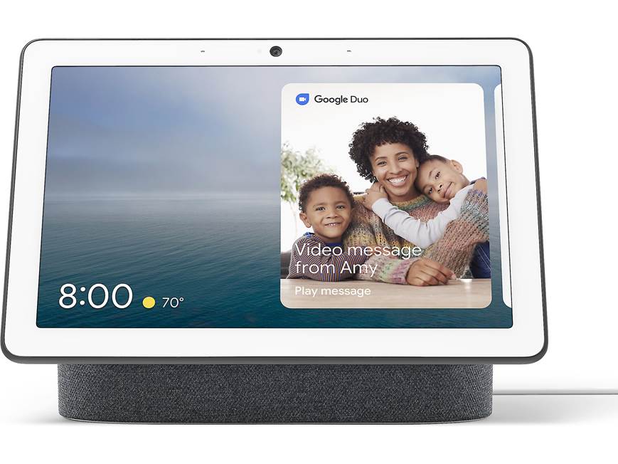 アンプ Google GOOGLE NEST HUB CHARCOAL Google Nest Hub Max (Charcoal) Premium smart display with built-in