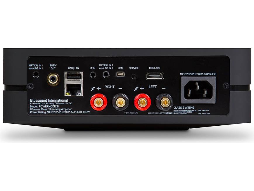 Bluesound Powernode 2i (with HDMI) (Black) Streaming music player