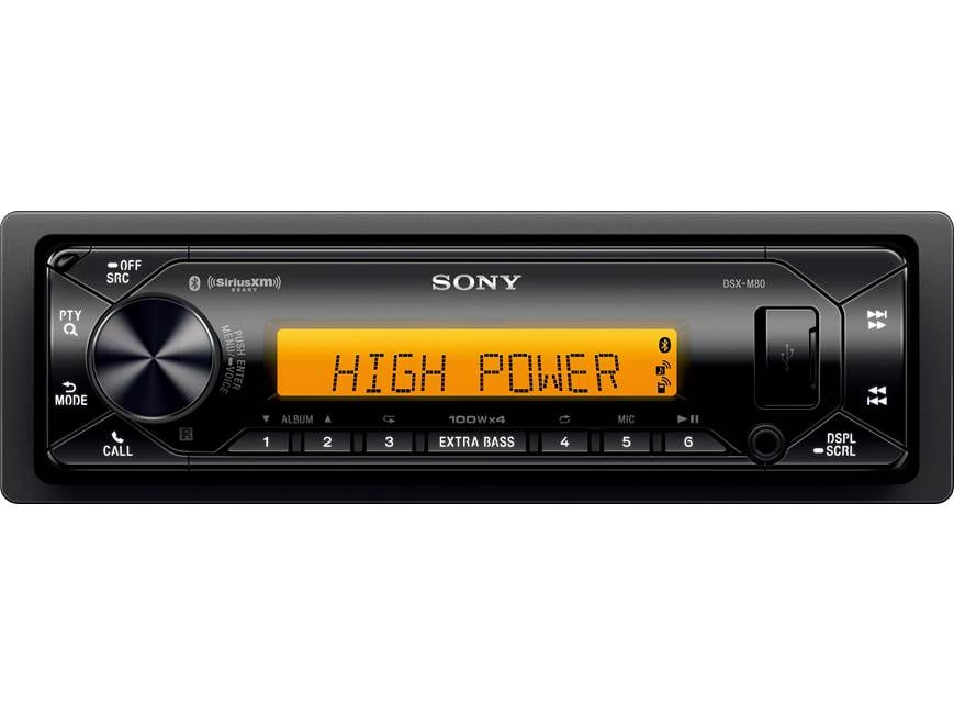 Sony DSX-M80 Marine digital media receiver (does not play CDs) at