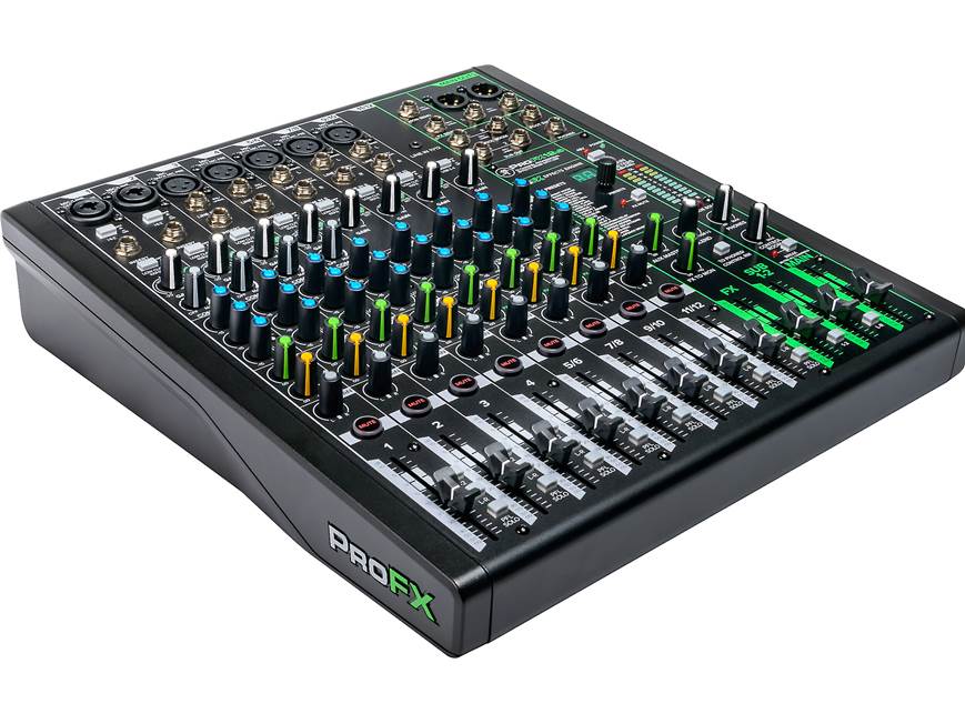 【極美品】MACKIE ProFX12 12チャンネルミキサー Mackie ProFX12v3 12-channel mixer — with effects, compression, and