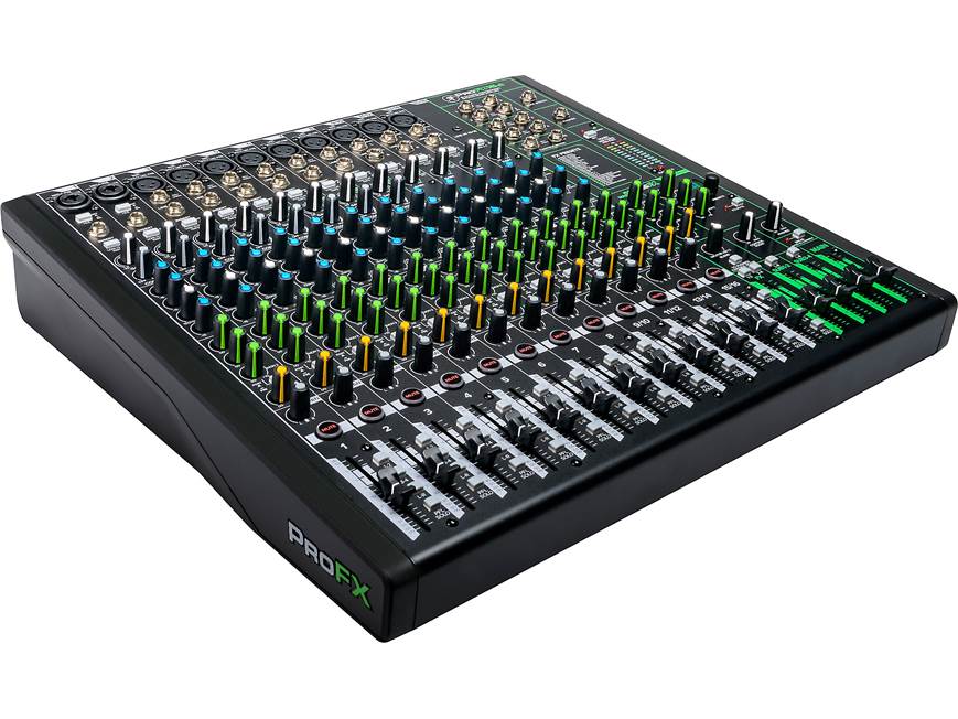 Mackie ProFx16v3 16-channel mixer — with effects, compression, and 
