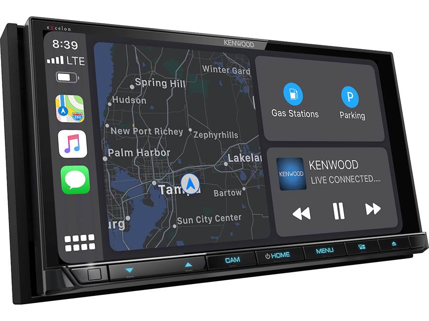 Kenwood Excelon DDX9906XR DVD receiver at Crutchfield