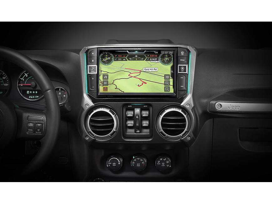 Alpine X409-WRA-JK Custom-fit digital multimedia receiver with 9